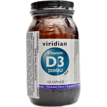 Viridian Vitamin D3 2000iu 150 kapsúl