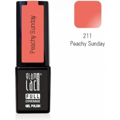 GlamLac Gel lak růžový 211 Prachy Sunday 6 ml