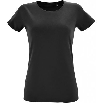 SOĽS Regent Fit Women Dámske tričko SL02758 Deep black