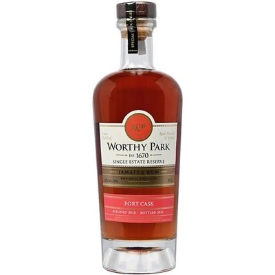 Worthy Park Single Estate Reserve WPL Port Cask Finish Warehouse #1 Exclusive 62% 0,7 l (holá láhev)