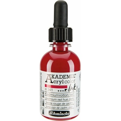 Schmincke Akademie akrylový atrament 50 ml 341 cadmium červená hue dark