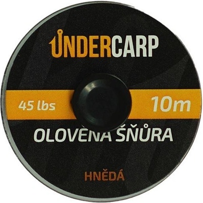 UnderCarp Olověná Šňůrka Leadercore 45lb 10m Brown
