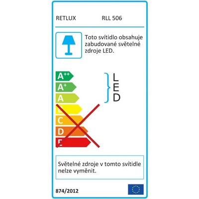 Retlux RLL 506 LED T5 8W 60CM