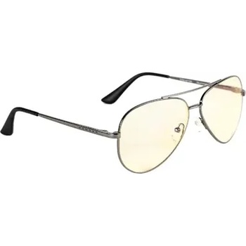 GUNNAR Компютърни очила GUNNAR Maverick Gunmetal Clear, Сребрист (MAV-05009)