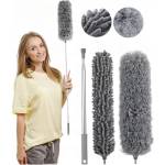 DustBrush Четка за прах с телескопична дръжка и две приставки - DustBrush