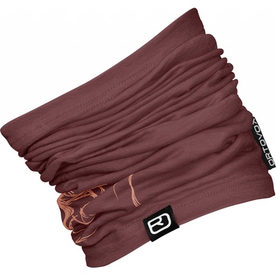 Ortovox 120 Tec Logo nákrčík mountain rose