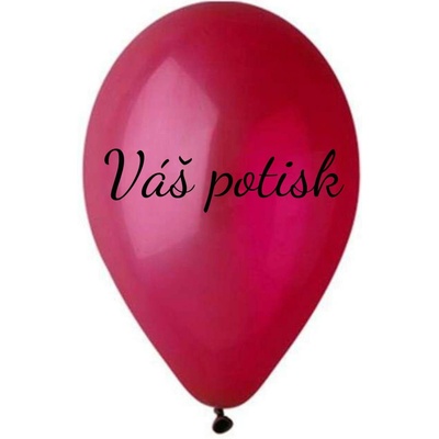 Personal Svet balonku Balónek s textem Burgundy 26 cm