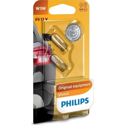 Philips Vision 12256B2 W2,1x9,5d 3W 12V 2 ks