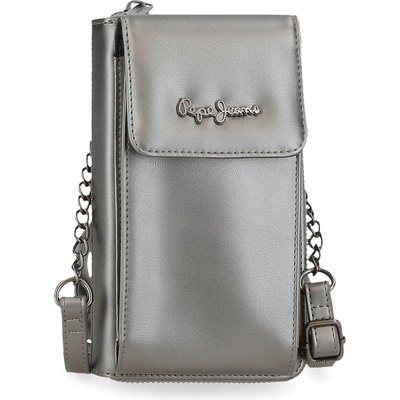 Pepe Jeans Crossbody taška na mobil s peněženkou Ruby antracitová