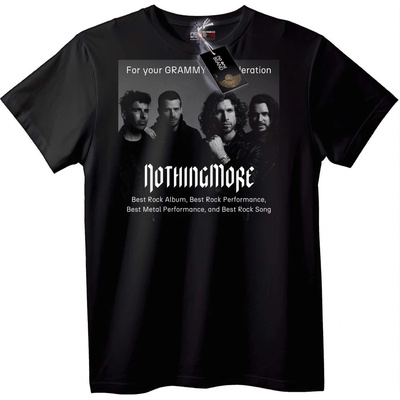 NOONEBRAND Тениска Nothing More Grammy Awards - L, Black