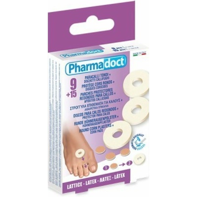 PHARMA doct feet okrúhle náplaste na kurie oká 9ks
