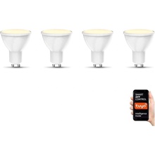 B.K. Licht B.K. Licht 1261 -SADA 4x LED Stmievateľná žiarovka GU10/5,5W/230V Wi-Fi Tuya 2700K P6280