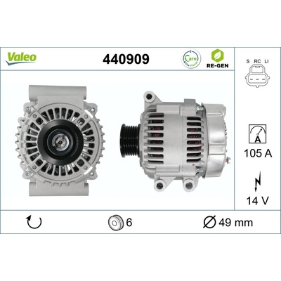 Alternátor VALEO 440909