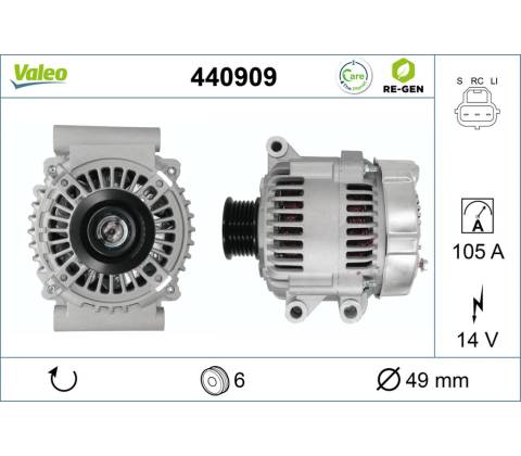 Alternátor VALEO 440909