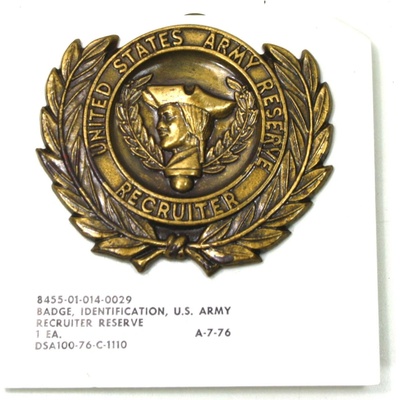 U.S. Odznak US ARMY RESERVE Recrutier