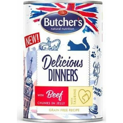 Butcher's Cat Delicious hovädzie v želé 400 g