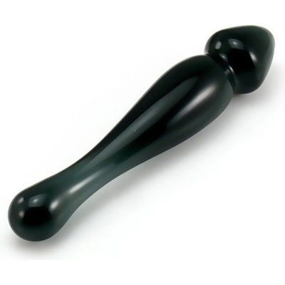 VšeNaSex.cz Skleněné anální dildo Black Hammer