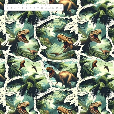 Softshell dinosauří džungle by MIMI