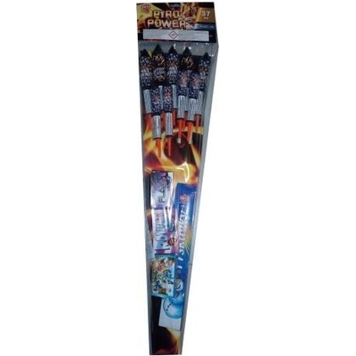 MIX ASSORT. SET PYRO POWER 9 ks raket 20/9 Čína KP0027-1A