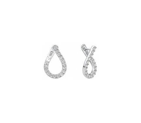 Diamonfire strieborné náušnice E6595