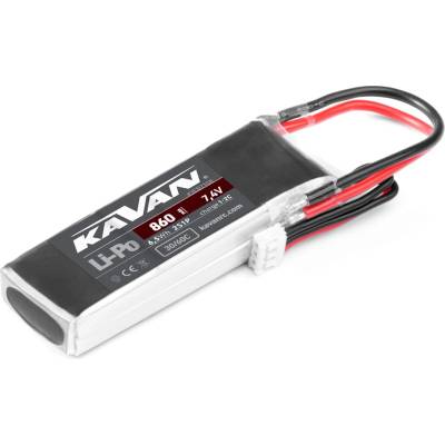 KAVAN Li-Po 860mAh/7.4 V 30/60C Air pack