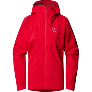Haglöfs Дамско водоустойчиво яке Haglöfs Women's Korp Proof Jacket Waterproof jacket - Bright Red - размер XL (102-3402-0515)