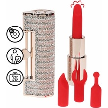 Loveline Tiffany Lipstick minivibrátor se 4 nástavci