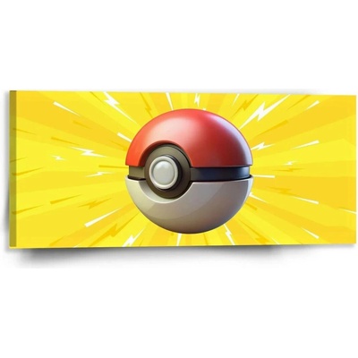 Sablio Obraz Pokemon ball Exploze - 110x50 cm