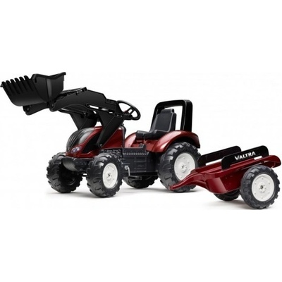 FALK Šliapací traktor 4000AM VALTRA S4 s nakladačom a vlečkou