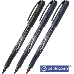 Centropen Маркер перманентен Centropen OHP F 0.6 син