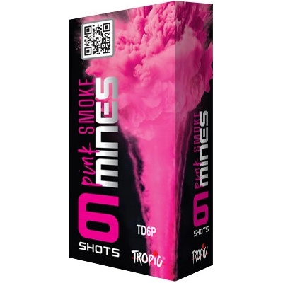 Tropic Mina dýmová 6 ran 30mm PINK mina dýmová TD6 Pink