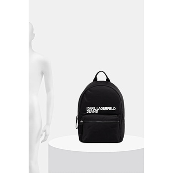 Karl Lagerfeld Jeans Раница Karl Lagerfeld Jeans в черно голям размер с апликация A3M30353 (A3M30353)