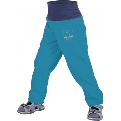 Unuo Batolecí Softshellové kalhoty bez zateplení Aqua reflexní obrázek Evžen SLIM