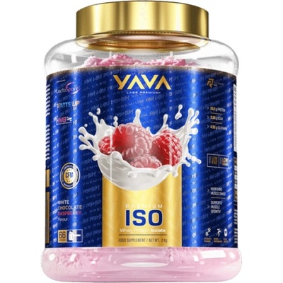 Yava Labs Premium ISO | 100% Whey Isolate [2000 грама] Шоколад с Ягода