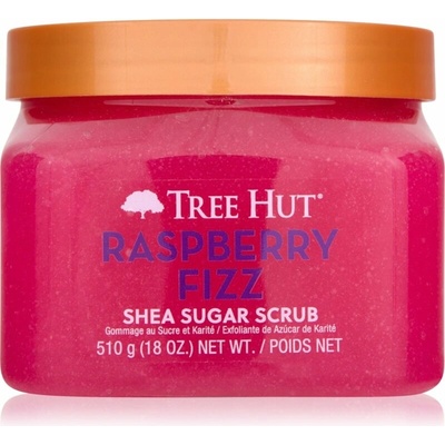 Tree Hut Shea Sugar Scrub cukrový peeling s bambuckým máslem Raspberry Fizz 510 g