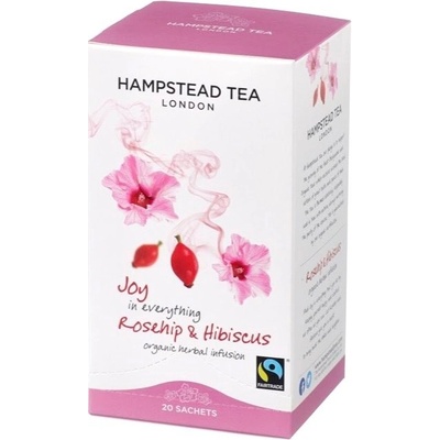 Hampstaed Tea London BIO šípkový čaj s ibiškem 20 ks