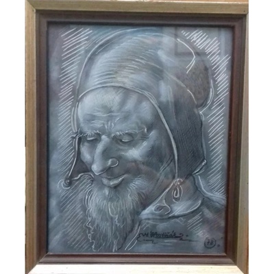 Miroslav Hostiňák - štúdia I.-kópia -Albrecht Durer-Hlavy apoštolov