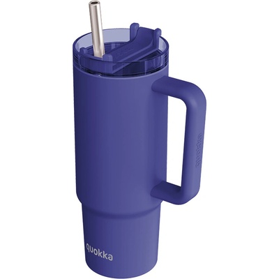Quokka termohrnek Stream s brčkem 950 ml tmavě modrý