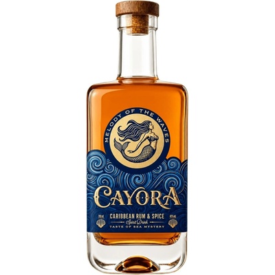 Cayora Caribbean Rum&Spice 40% 0,7 l (holá láhev)
