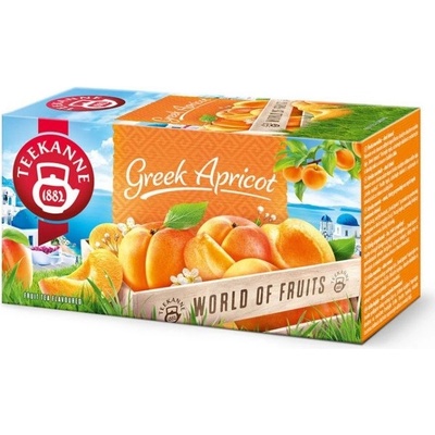Teekanne World of Fruits Greek Apricot ovocno-bylinný čaj 20 x 2,25 g
