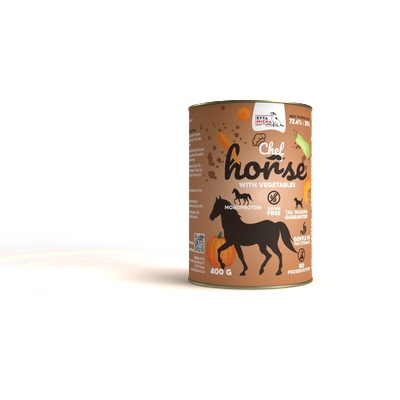 Syta Micha Монопротеинова мокра храна с конско за кучета БЕЗ никакво пилешко Syta Micha Horse with Vegetables 400 г
