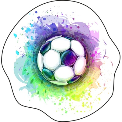 Pískacia koženková nášivka Koženková pískacia nášivka Futbalka Velkost: PÍSKLE! veľké