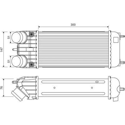 Chladič turba VALEO 818385