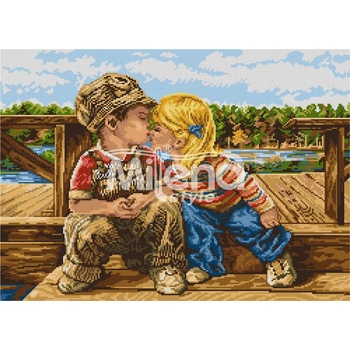 Milena Style Обещание - гоблен със схема конци Ariadna 1: 1