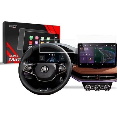 GRIZZ Protector, Ochranná fólie na display 2v1 Matte, Škoda Superb IV, 2024- , Display 10"