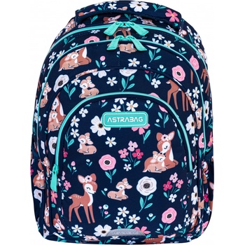 Astra Ученическа раница Astra - Еленчета, С 3 ципа (AS502024085)