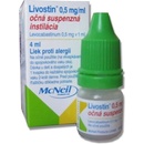 Voľne predajné lieky Livostin 0,5 mg/ml int.opu.1 x 4 ml