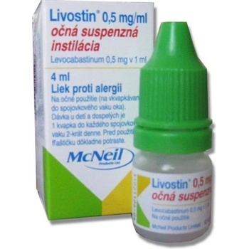 Livostin 0,5 mg/ml int.opu.1 x 4 ml