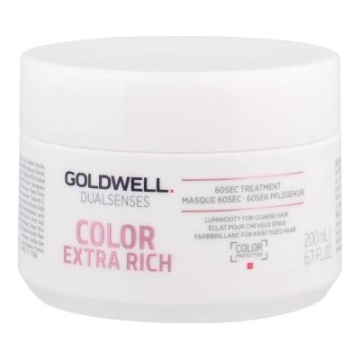 Goldwell Dualsenses Color Extra Rich 60 Sec Treatment Маска за коса Груба коса 200 ml за жени