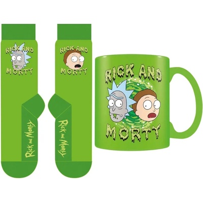 Pyramid International Darčeková sada Rick a Morty Hrnček a ponožky 300 ml